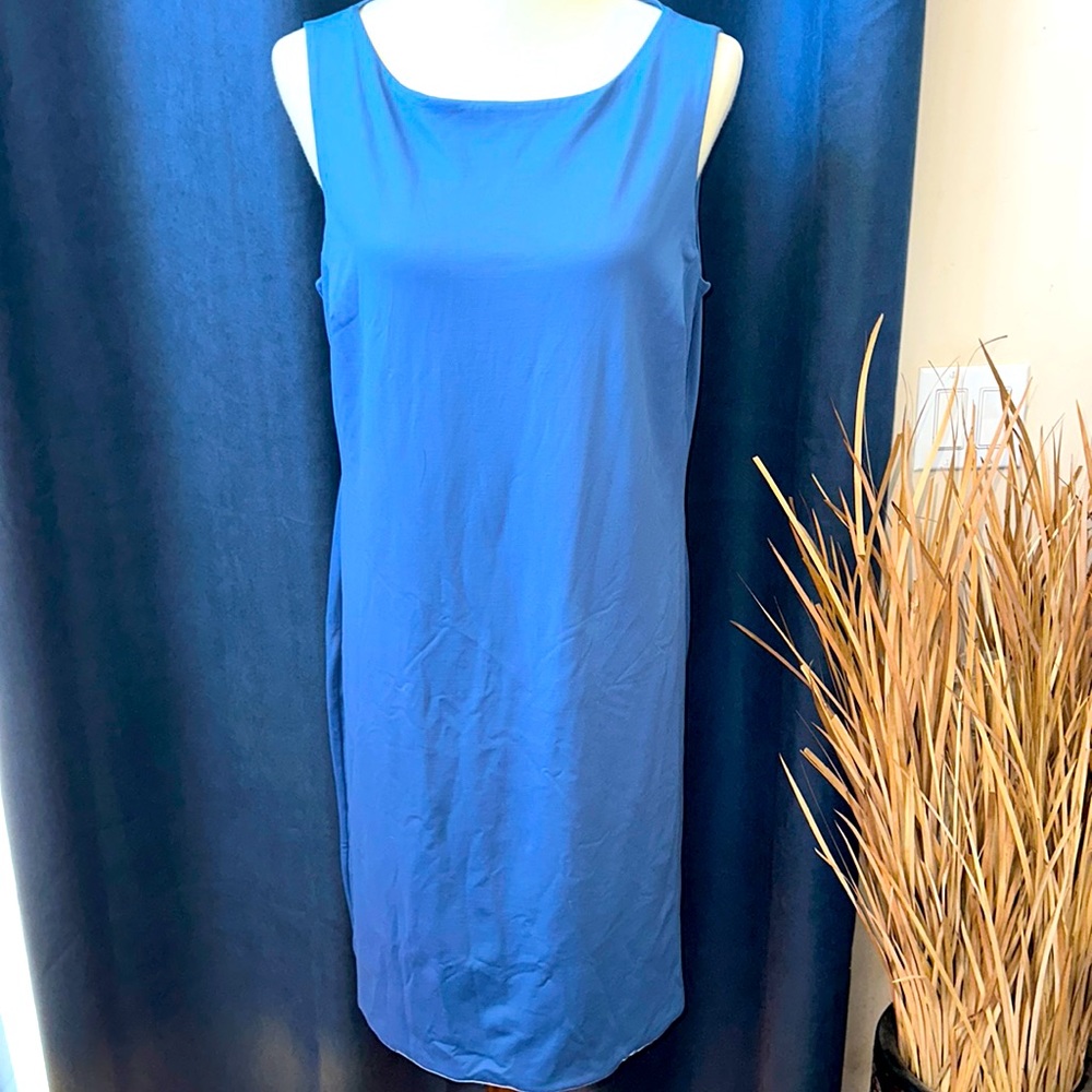 JudyP Sabrina Sleeveless Periwinkle Blue XL Dress EUC